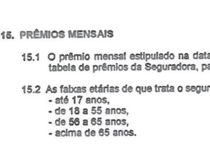 Reajuste do plano de saúde do produto 301 e 302 